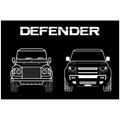 Land Rover 'Defender' Minimalist Wall Art