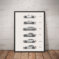 Mercedes Benz Generations Series Posters