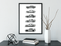 Shelby Mustang Evolution Posters