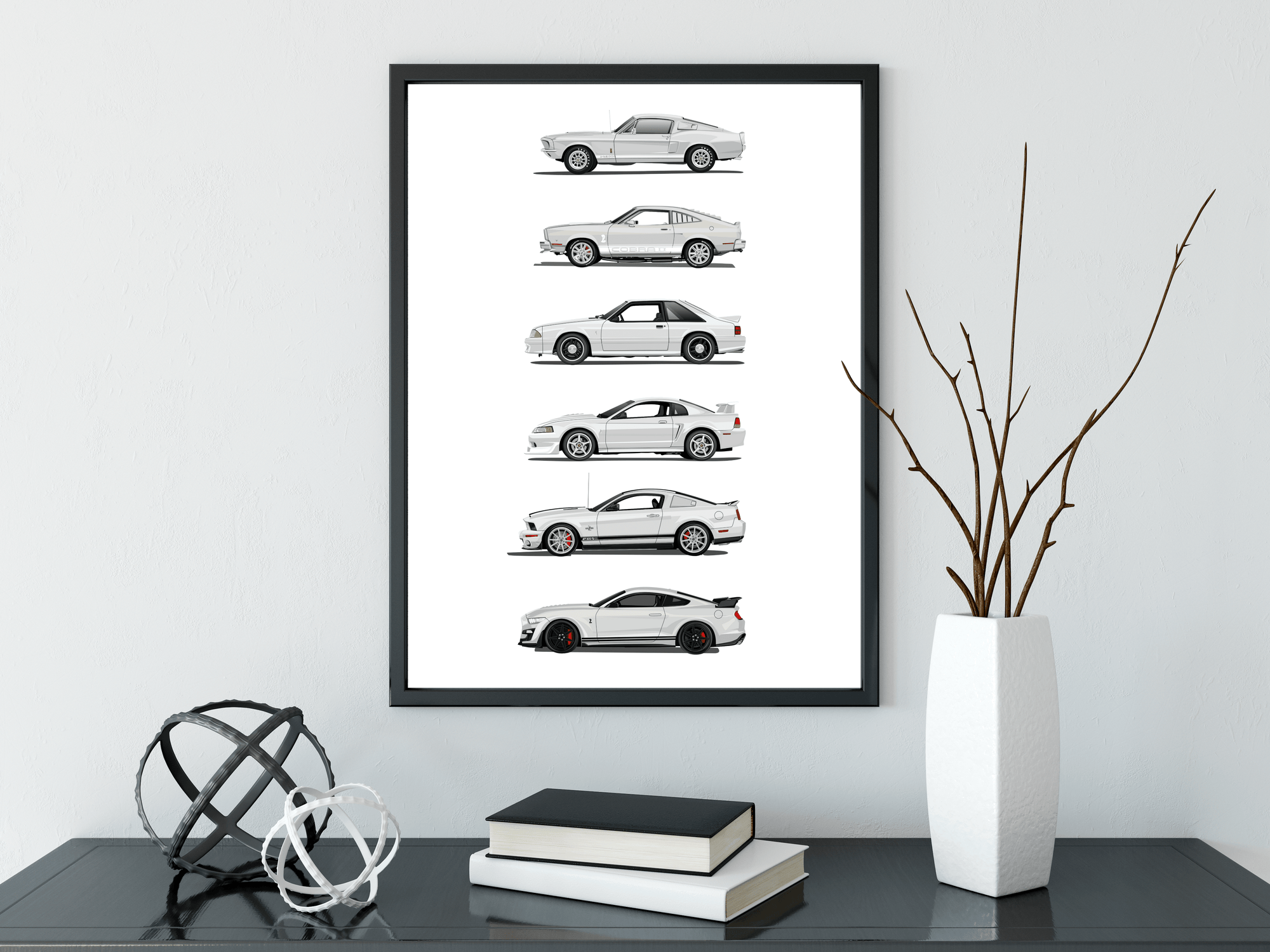 Shelby Mustang Evolution Posters