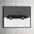 Porsche 964 Model Framed Print