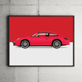 Porsche 997 Model Framed Print