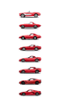 Corvette Generations Phone Background (4-color pack)