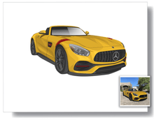 Load image into Gallery viewer, Custom Car Portrait
