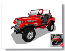 Load image into Gallery viewer, Custom Car Portrait
