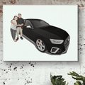 Custom Car Portrait with Add-Ons